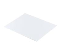 YAYDAFSHSAI Lastra in plastica ABS, ABS Plastic Sheet White 200mm x 100mm 6-30mm(Thickness:25mm)
