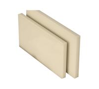 YAYDAFSHSAI Lastra in plastica ABS, ABS Plastic Sheets Beige 100x200mm 1-40mm(Thickness:3mm)