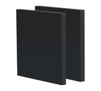 YAYDAFSHSAI Lastra in plastica ABS, ABS Plastic Sheets Black 200mm x 1-10mm(Thickness:2mm)