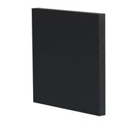YAYDAFSHSAI Lastra in plastica ABS, ABS Plastic Sheets Black 200mm x 1-10mm(Thickness:4mm)