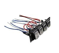 YAYDAFSHSAI Mini Interruttore, Modifica Auto 24V Pulsante Modifica Universale Camion da Uno a Quattro luci combinate fari Interruttore Auto 12v