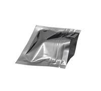 YAYDAFSHSAI Sacchetti con Chiusura a Zip in Mylar, Sealable Sample Baggies, 100pcs 7.5 * 6.3cm Heat Seal Aluminum Foil Ziplock Bags Flat Zip Lock(Silver)