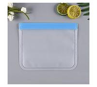 YAYDAFSHSAI Sacchetti con Chiusura a Zip in Mylar, Sealable Sample Baggies,Storage Containers Leakproof Containers Reusable Zip Shut Bag(Blue,21.5 x12 cm)