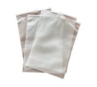 YAYDAFSHSAI Sacchetti di cellophane autoadesivi, Sacchetti Piatti con Chiusura a Zip Scorrevole, 40 Pezzi, Sacchetti da Viaggio con Cerniera in plastica Impermeabili e Antipolvere(17x25cm(40PCS))