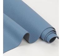 YAYDAFSHSAI Tessuto in Pelle, Handmade Vegetable Tanned Genuine Leather DIY Leathercraft Sky Blue Multiple Sizes 2mm(30x60cm)