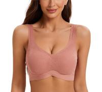 YaYiMei Bralette Donna pizzoreggiseno Imbottito Senza Ferretto è Stato Progettato appositamente per Le Donne con Reggiseno da A a C.