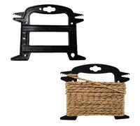 YAYNO 2 Pezzi Paracord Winder Avvolgicavo in Plastica Avvolgicavo Supporto Porta-prolunghe Elettriche Avvolgitori Paracord Strumento per spool di paracord, per tutte le corde, cavo di pesca, sci