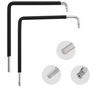 YAYNO 2 Pezzi Set Chiave di regolazione per finestre Chiave esagonale da 4 mm e testa a sfera 4 mm, per una regolazione versatile di raccordi per finestre