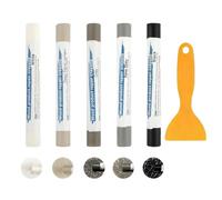YAYNO 5 Colori Stucco per Legno Stucco per Legno Riempitivo Stucco Legno Stucco per Marmo Kit Riparazione Piastrelle Set di Cera per Legno per Laminato, Legno, PVC, Piastrelle