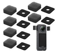 YAYNO 6 pezzi manicotti antivento microfono paravento compatibile con Insta360 X4/X3 fotocamera accessori in schiuma antivento anti rumore protezione acustica compatibile con Insta360 X3 fotocamera