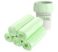 YAYODS 300 sacchetti per la spazzatura compostabili, 10 l, 40 x 50 cm, resistenti agli strappi, in HDPE riciclato, 75 μm, extra resistenza, organici, verdi, biodegradabili, compostabili