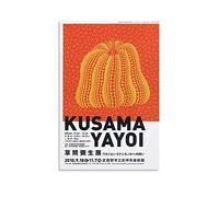 Yayoi Kusama Poster decorativo su tela da parete e stampa artistica moderna per camera da letto, 50 x 75 cm