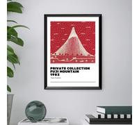 Yayoi Kusama - Quadro Moderno con stampa "Fuji Mountain" Arredamento Giapponese