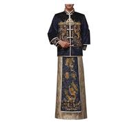 YAYREC Abito da Sposa，Vestito， Abito da Sposa Cinese, Abito Xiuhe, splendido Top Ricamato, Gonna Qipao, Abito for Occasioni Come Il Matrimonio(Medium)
