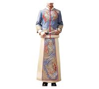 YAYREC Abito da Sposa，Vestito， Abito da Sposa Xiuhe, splendido Abito con Gonna e Top Ricamati, Abito Qipao for Occasioni Come Il Matrimonio(Medium)