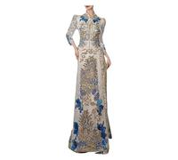 YAYREC Abito da Sposa，Vestito， Abito da Sposa Xiuhe, splendido Abito con Top Ricamati, Gonna Plissettata, Abito Qipao, Occasioni Come Il Matrimonio(Style2,Medium)