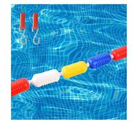 YAYREC Corda di Sicurezza per Piscina, Corde divisori galleggianti for corsie, Boe for Piscina, Corde galleggianti di Sicurezza Anti-Onda for la Divisione delle corsie di Nuoto Ogni Giorno(1m/3.2ft)
