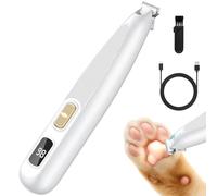 YAZEKY Tosatrice per Cani, Senza fili Ricaricabili Rasoio per Cani, Silenzioso Tagliapeli per Zampe Impermeabile, Con Luce LED, Adatte per Gatti Animali Zampe, Orecchie, Viso