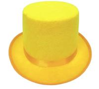 Yazhuq Cappello a cilindro alto per adulti, cappello a bombetta per maghi, cappello per feste di Halloween, cosplay, palcoscenico, spettacolo, copricapo