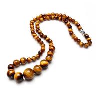 Yazilind Collana Girocollo con Perle di Agata Multicolore in Pietra Occhio di Tigre, Gioiello per Uomini e Donne, da Indossare Tutti i Giorni, San Valentino e per Tutte Le Stagioni Accessorio(#1)