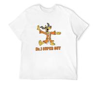 yazina Hong Kong Fuey No 1 Super Guy Unisex T-Shirt Printed Tee White Mens Top Shirt XXL