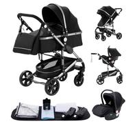 YAZOCO Passeggino Pieghevole Passeggino 3 in 1 Trio Zanzariera, Copertura Del Piede, Porta Tazza Dell'acqua