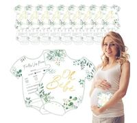Yaztauho Cartoncini Di Consigli Per Baby Shower,Pensieri Per I Neo Genitori - Kit Unisex Completo Per Genitori Festeggiamenti Ragazza Ragazzo Attività