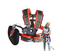 Yaztauho Imbracatura Per Decespugliatore | Imbracatura Zaino per Rasaerba,Supporto Ergonomico Confortevole Per Giardinaggio Manutenzione Taglio