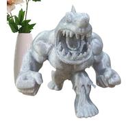 Yaztauho Statue di Squali | Decorazione da Scrivania Animale,Scultura Divertente di Squalo Muscoloso per Cameretta Soggiorno Camera Libreria Comodino Adulti