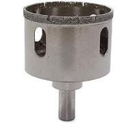 YAZUDU Drill Bit Set 1pc Home Decoration Fai da Te Bit Diamante Diametro Diametro 48-75mm Diametro per Foratura in vetro-70mm_Round_50mm_Silver (Color : 65mm)