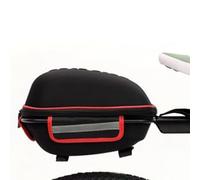 YAZVNTO Borsa Portapacchi Bicicletta Guscio per Scott Contessa Active 2019-Present Rigido Posteriore Impermeabile Grande capacità con Strisce Riflettenti,BlackRed