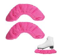 YAZWUR 1 Paio Protezioni per Lame per Pattini da Ghiaccio, Calze Elastiche, Coprilama, Paralame, Accessori per Hockey e Pattinaggio Artistico, per Uomo Donna, Pattini Ghiaccio Uomo (Rosa)