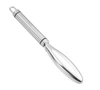 YAZWUR 1 Pcs Squamatore Pesce in Acciaio Inox con Design a Denti Seghettati per Rimozione Rapida delle Squame - Strumento Professionale per Cucina e Mercati di Pesce