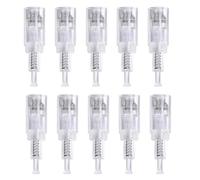 YAZWUR 10 Pezzi 12 pin micro nano aghi per modello, aghi di ricambio per microneedling, universale compatibilità con Microneedling, microneedling viso, per il ripristino della pelle