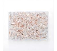 YAZWUR 100 Puntine Trasparenti & Chiodini, Estremamente Resistenti e Riutilizzabili, Ideali per Ufficio e Uso Domestico (Trasparente)