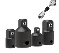 YAZWUR 4 Pezzi Adattatori per Avvitatore a Impulsi, Adattatori in Acciaio Cromato-Molibdeno (CR-MO) (3/8 a 1/4 a 1/2)