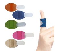 YAZWUR 5 Pezzi Tutore Dita, Stecca Mano a Scatto, Raddrizza Pollice, e Mignolo Destra, Immobilizzazione, Buono Per Le Rotture Del Grilletto e Le Dita Tese, Adatto Per Dito Indice, Medio, Anulare