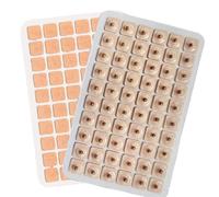 YAZWUR 600 Pezzi Semi dell'Orecchio Auricoloterapia Set di Acupressione per Ridurre Stress e Tensioni Muscolari Ideale per Sportivi e Impiegati (10 Fogli)