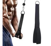 YAZWUR Corda per Tricipiti con Fune Extra Lunga, Ideale per Push-Up, Face Pull e Esercizi Addominali