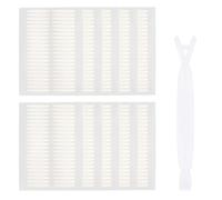 YAZWUR Set da 400 pezzi con nastro adesivo invisibile per palpebre, completo di pinzetta e applicatore a forma di Y, con strisce adesive per palpebre delicate e compatibili con la pelle