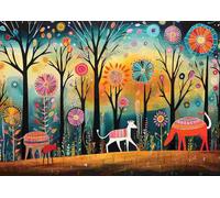 Yazz - Puzzle Foresta colorata - 1000 Pezzi