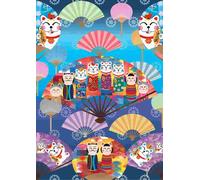 Yazz - Puzzle Il mondo Kokeshi - 1000 Pezzi