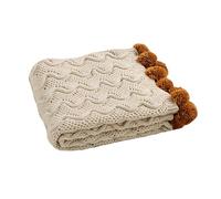 YB-FCJKPA Simple Modern Cable Knit Throw Blankets, Soft Cozy Contrast Color Knitted Blanket, Machine Washable Chenille Blanket, Decorative Throw Blanket for Couch Sofa Bed (B)