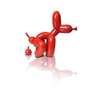 YB&GQ Jeff Koons Arte Scultura,Cane E Cacca di Palloncino Lucido Figurines,Creativo Regalo Modern Decorazione Ufficio Ornamenti,Cucciolo Fatto A Mano Statua Soprammobili
