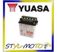YB14A-A2 BATTERIA ORIGINALE YUASA AD ACIDO KAWASAKI KVF 360 2007