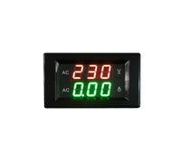 YB4835VA LED Digital Voltmetro Amperometro AC 60-300V 130-500V Misuratore di Tensione Corrente AC CT Volt Ampere Tester 1 Pz(Color:Black Cover,Size:200A(SPLIT)_AC130-500V)