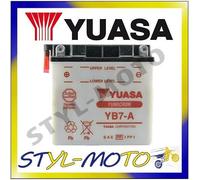 YB7-A BATTERIA BATTERY ORIGINALE YUASA AD ACIDO PEUGEOT 150 Elyseo 2000