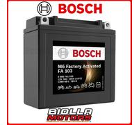 YB9-B BATTERIA BOSCH A GEL 12V 9AH PIAGGIO M.B. Vespa 50/2T LX 30 Km/h DK 50 200