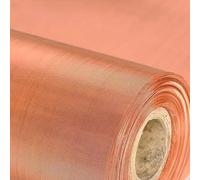 YBAAKZIIR Schermo di Rame della Rete Metallica Tessuta, Rete Metallica in Rame, Rete Metallica Intrecciata con setaccio in Rame Puro(Purple1x5m,80 Mesh)