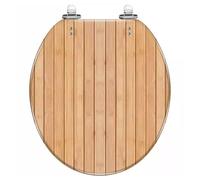 YBAAKZIIR Sedile del Bagno Morbido Chiuso, Sedile WC in Resina con Chiusura Ammortizzata e sgancio rapido Comfort Arc for WC Tipo U/V/O Multicolore 33-39x42-49 cm(B Style)
